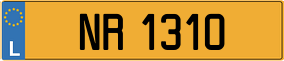 Truck License Plate